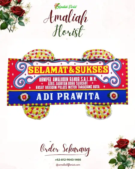 Papan Bunga Ucapan Selamat Pace